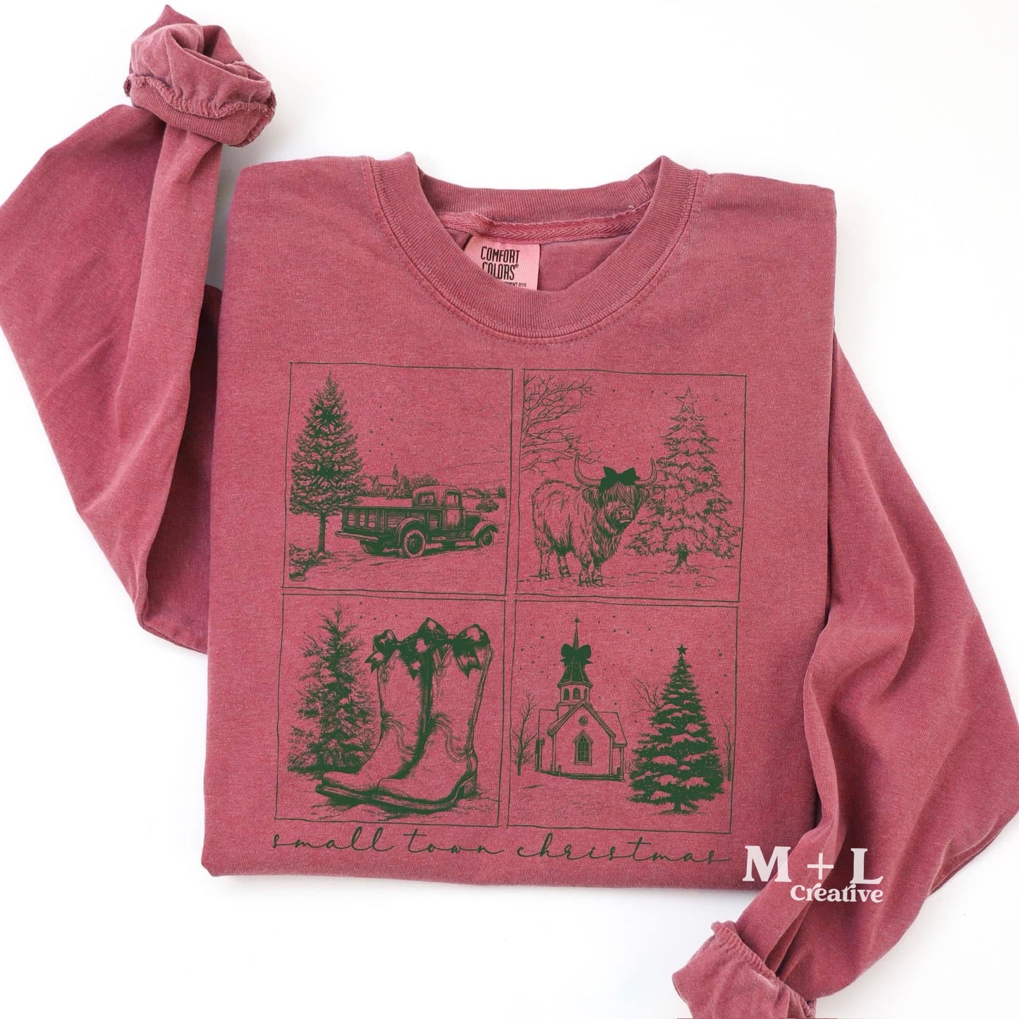 Small Town Christmas Green