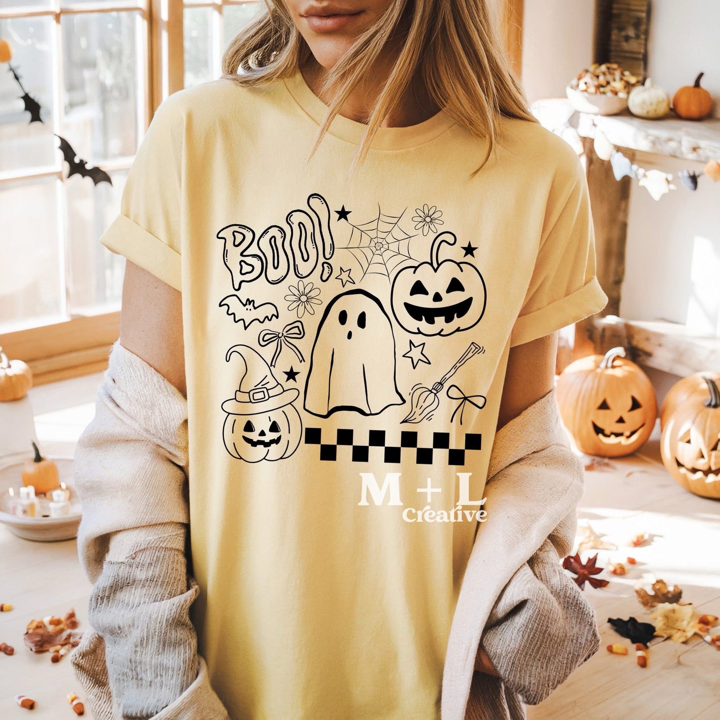 Boo Halloween Doodles