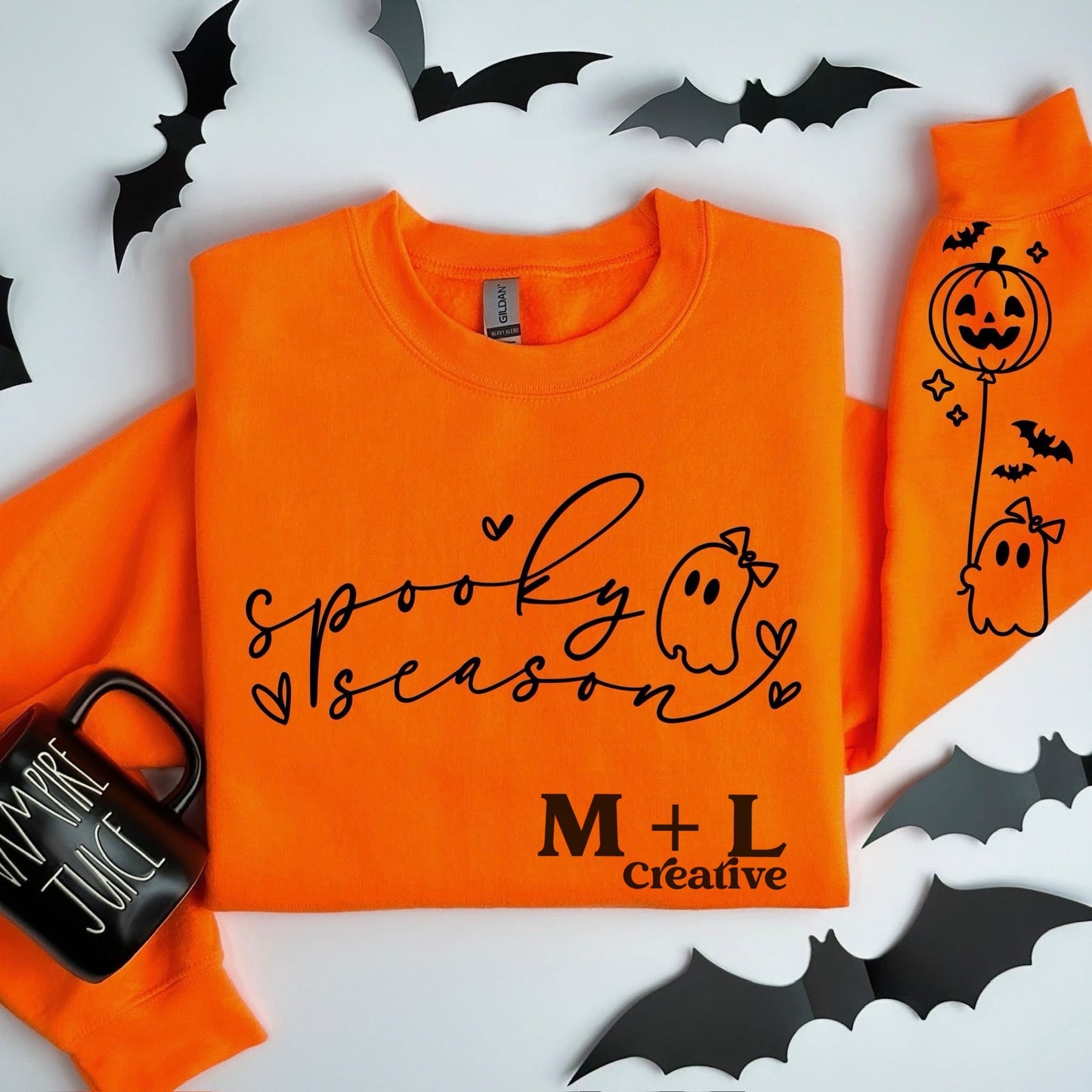 Spooky Season with Ghost Sleeve