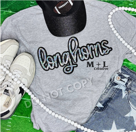 Longhorns Sequins