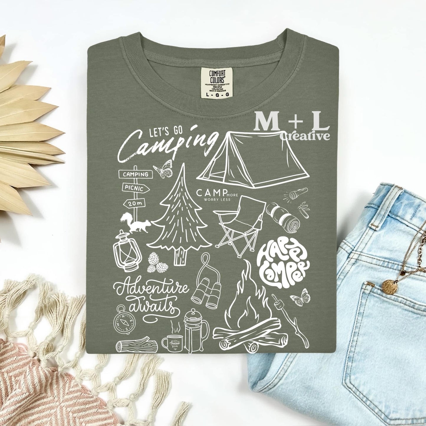 Let’s Go Camping Collage