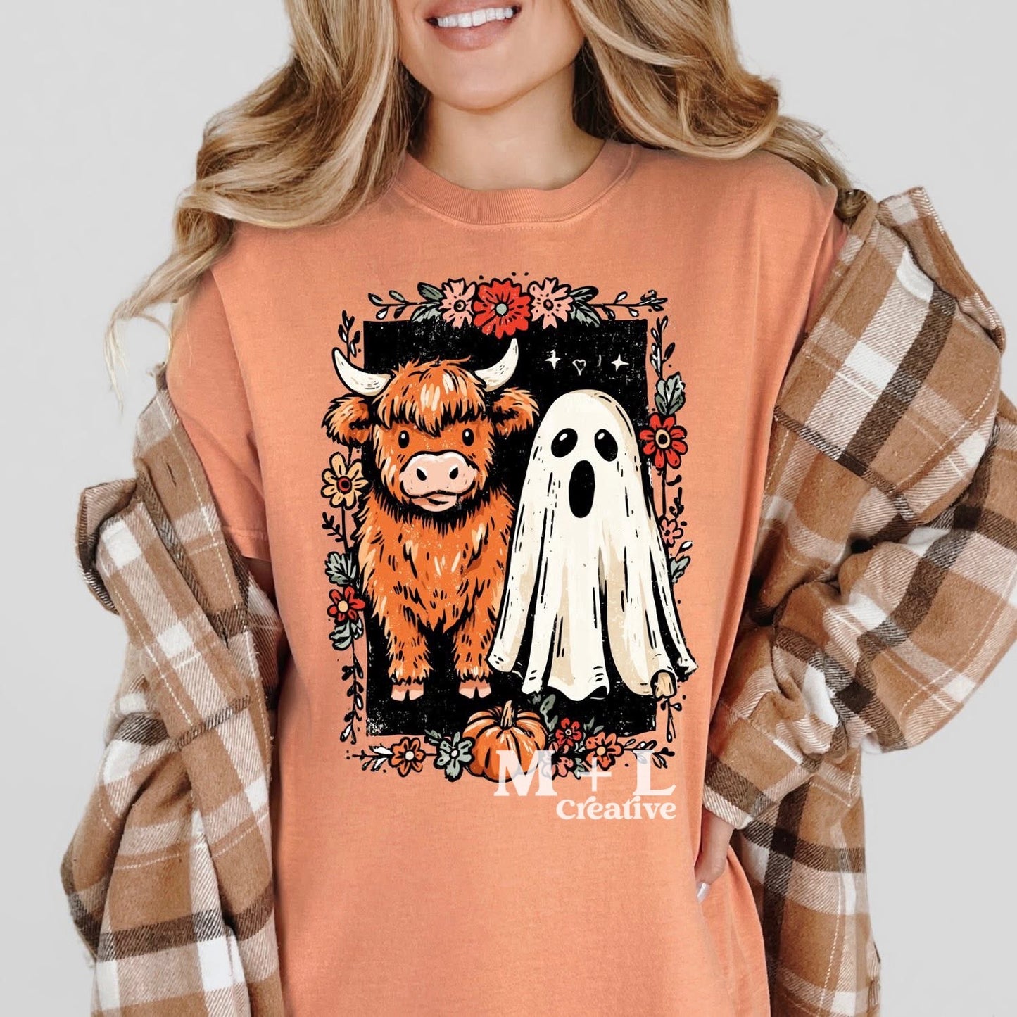 Cow with Ghost