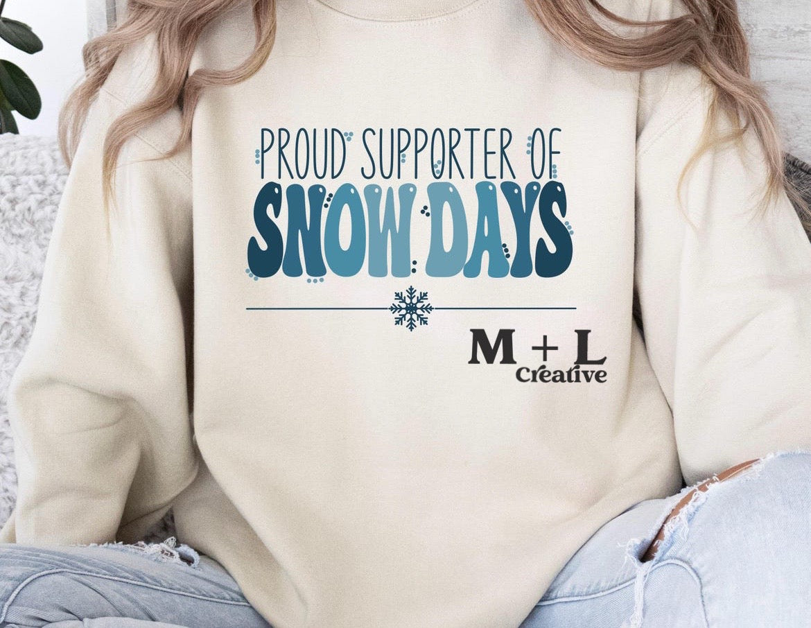 Proud Supporter of Snow Days