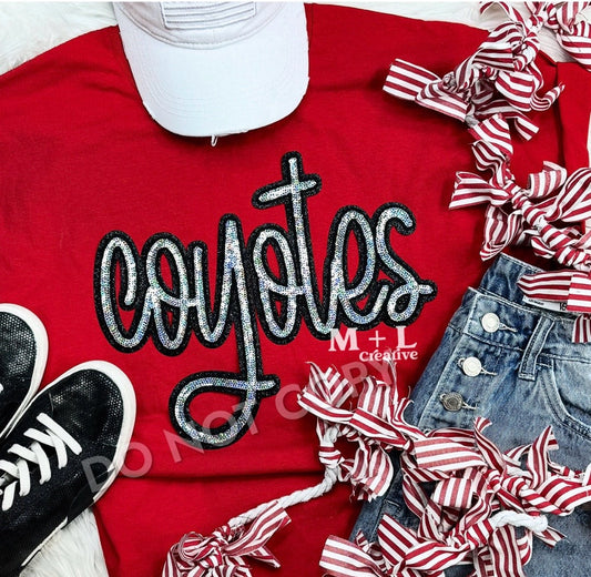 Coyotes Sequins