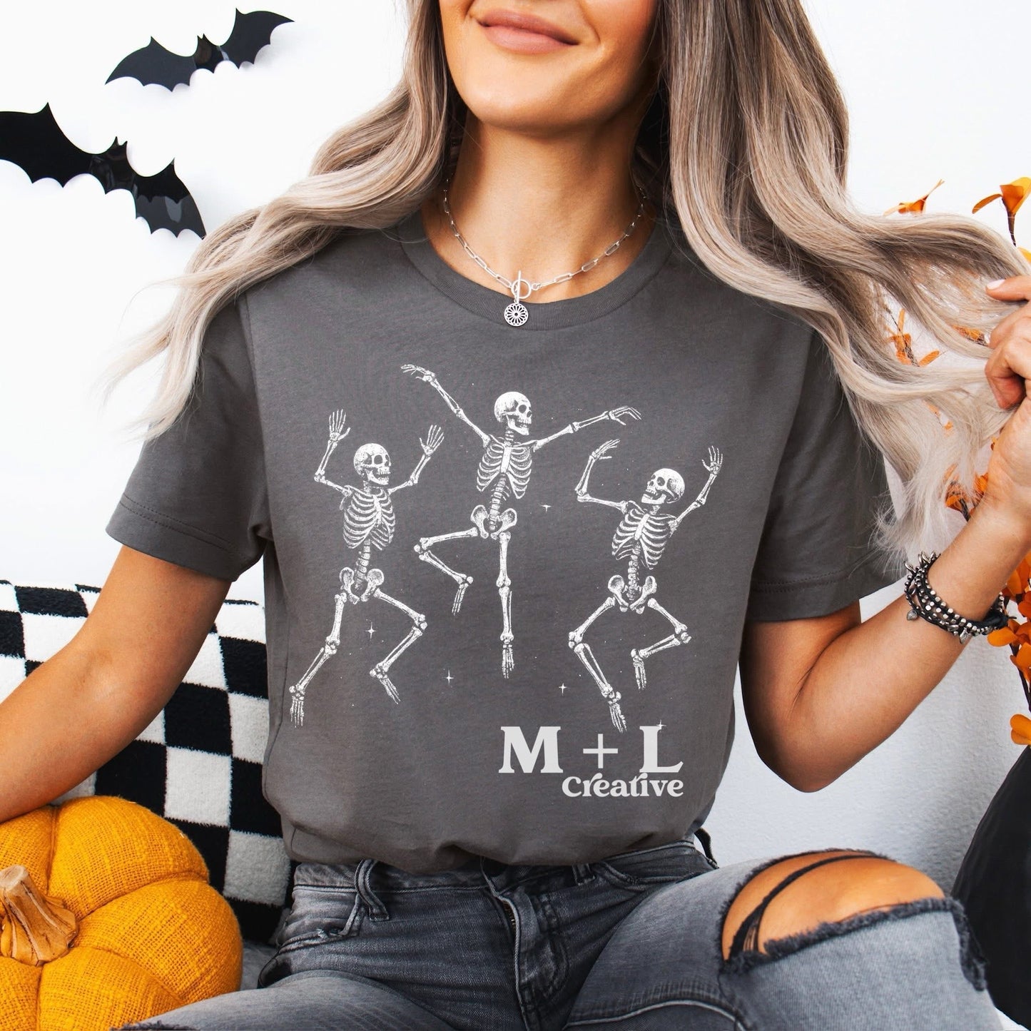 Dancing Skellies White