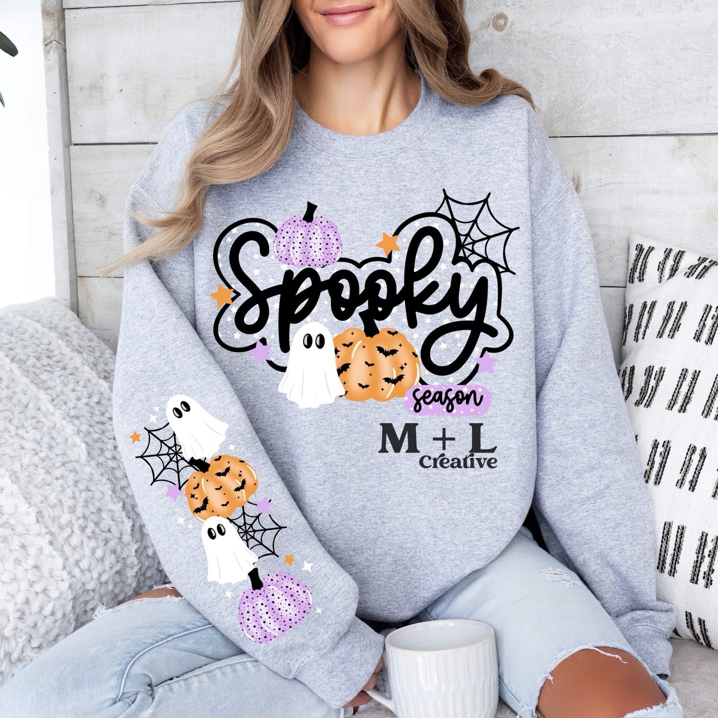 Glitter Spooky Season with Sleeves