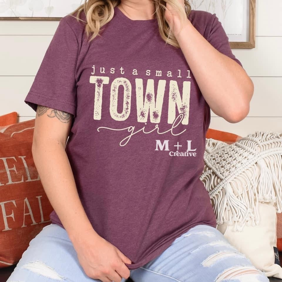 Small Town Girl (Beige Ink)
