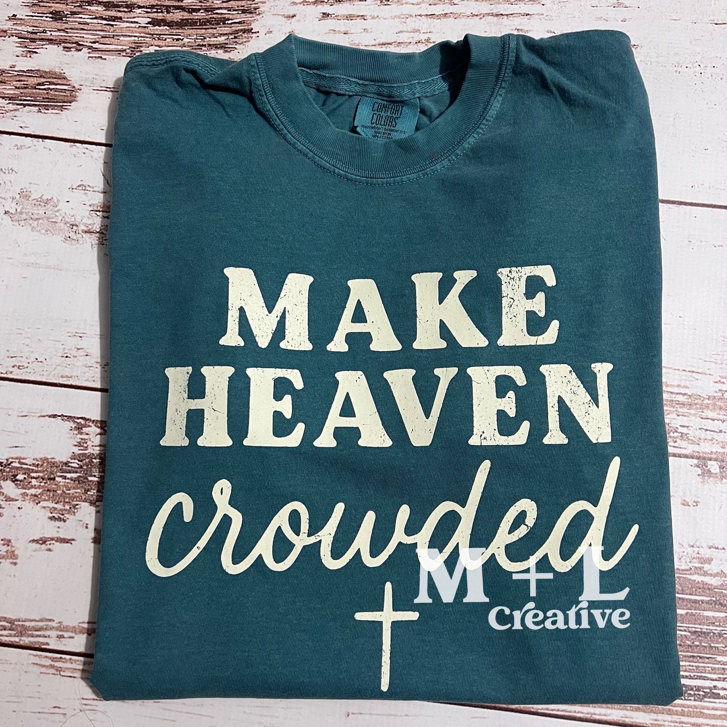 Make Heaven Crowded Distressed Beige