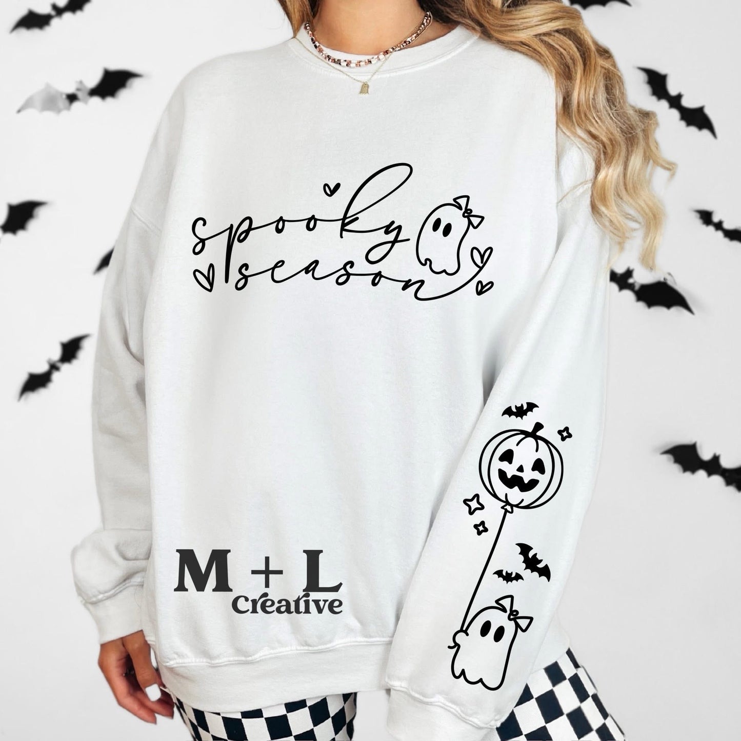 Spooky Season with Ghost Sleeve