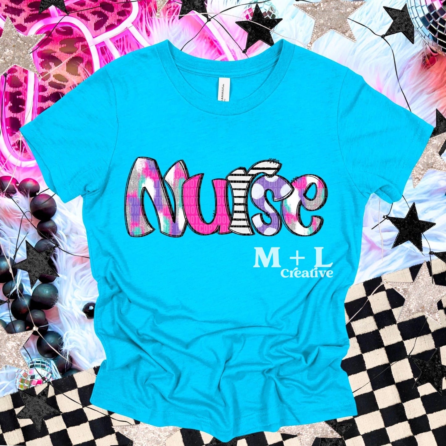 Nurse Purple and Pink
