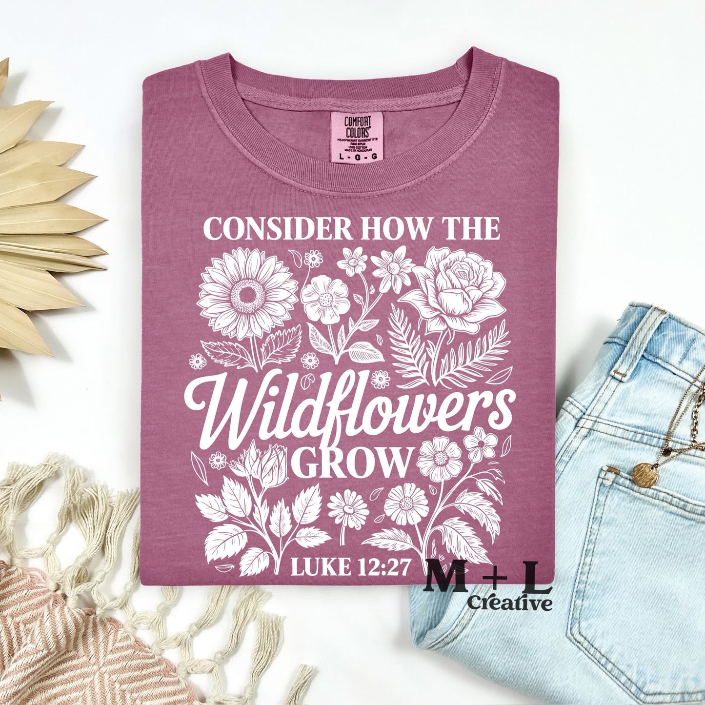 Consider How the Wildflowers Grow