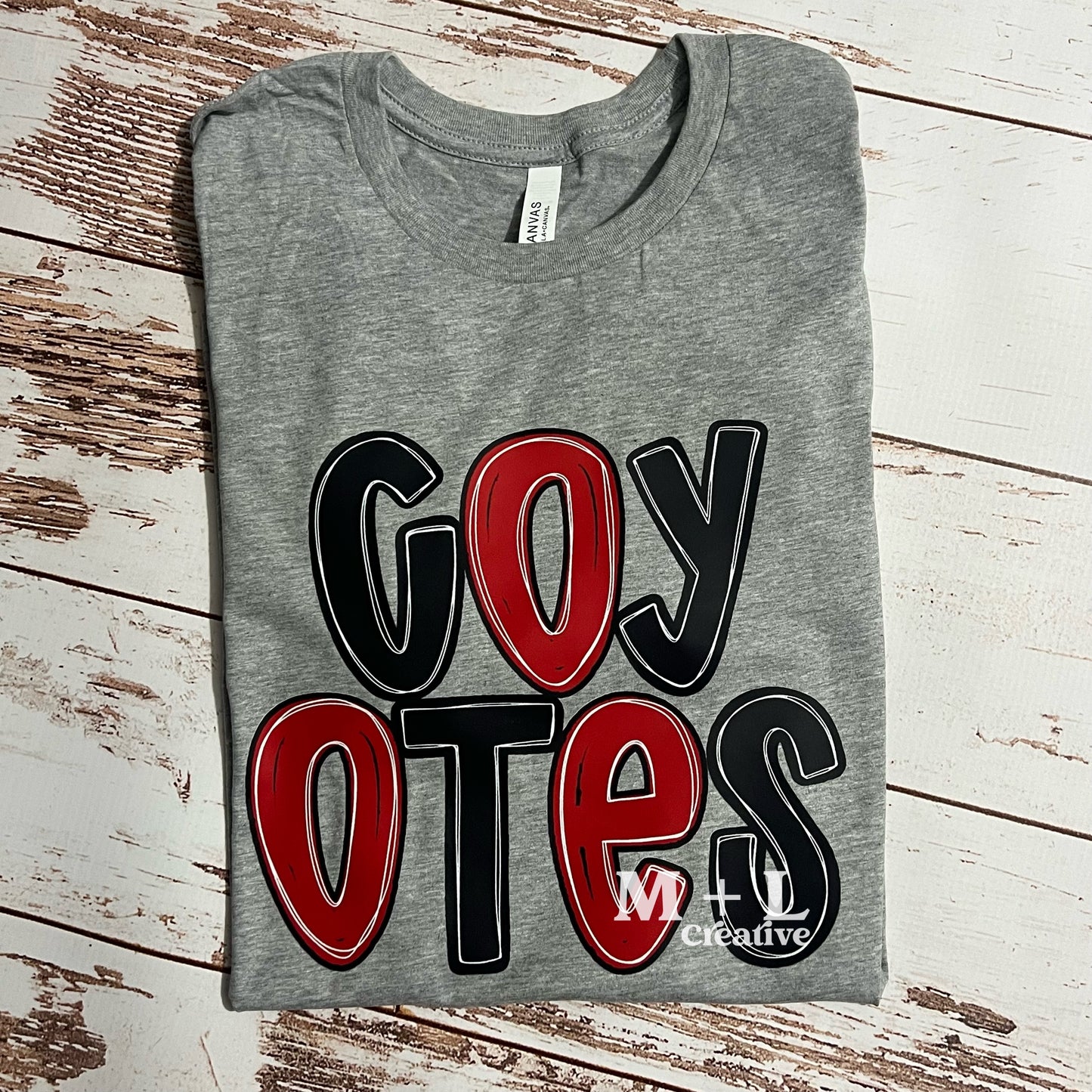 Coyotes Red and Black