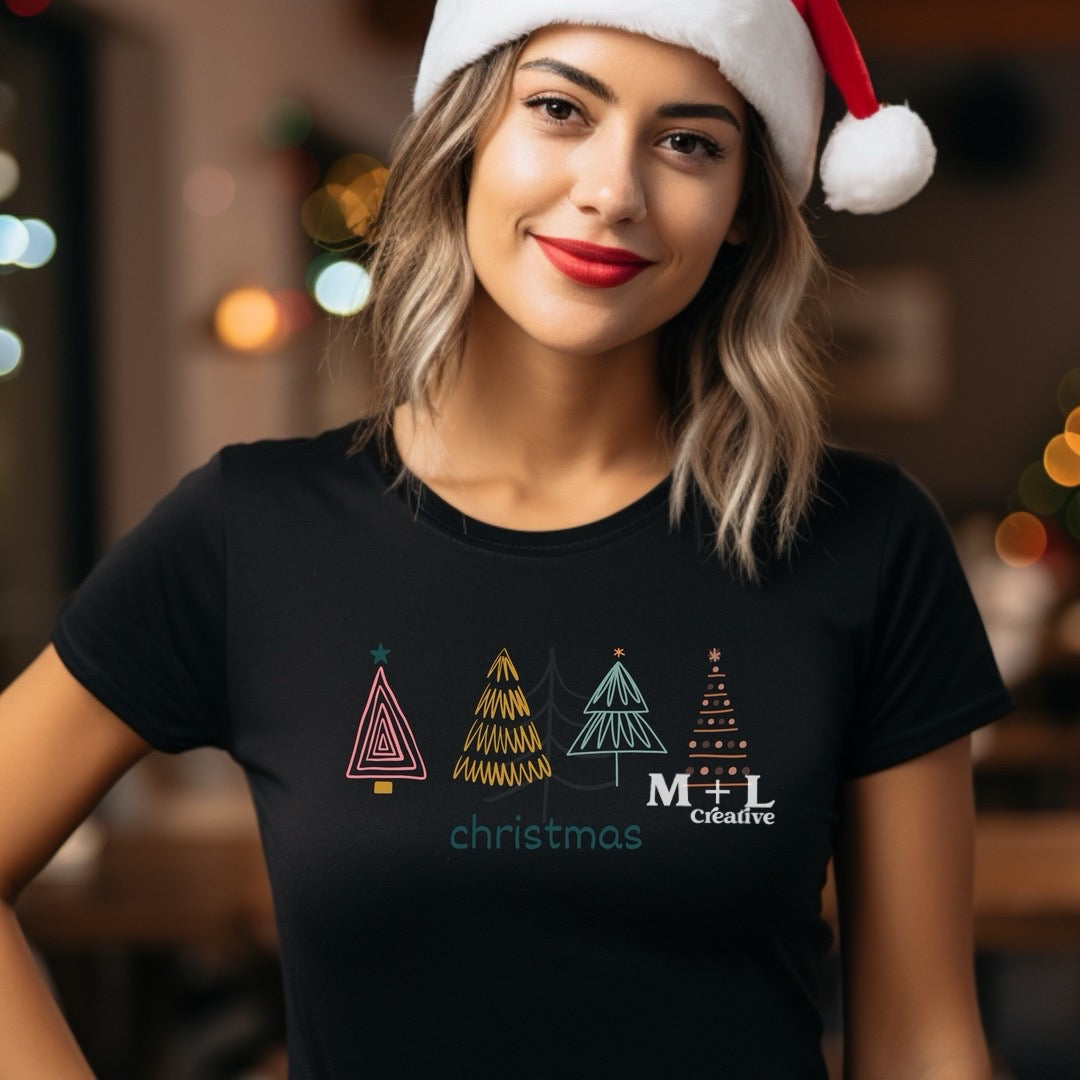 Boho Christmas Trees