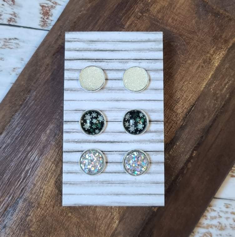 Earring Set - Snowflake