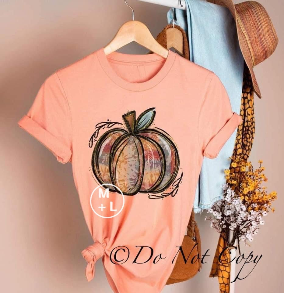 Tie Dye Pumpkin