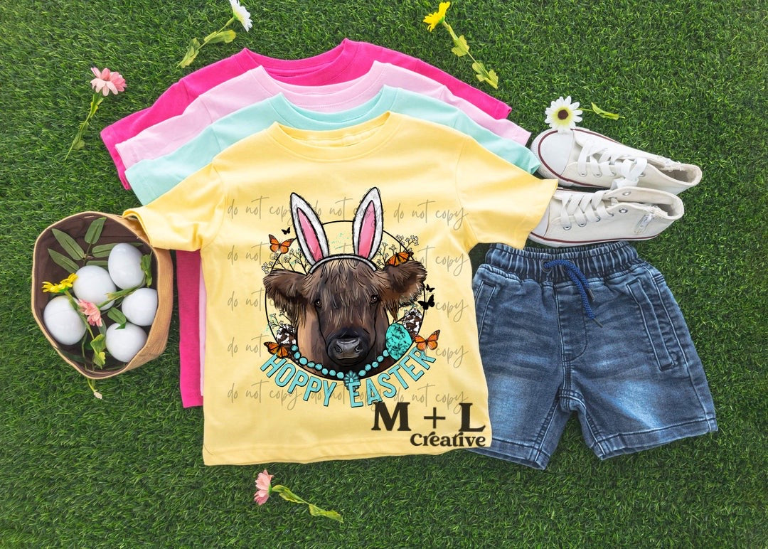 Hoppy Easter Cow