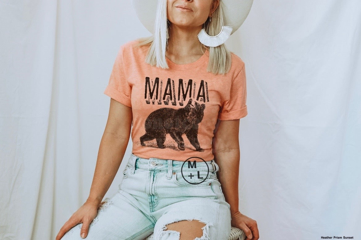 Mama Bear (Brown Print)