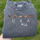 USA Eagle Boot Flag Hotdog