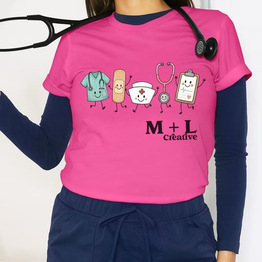 Nurse Happy Doodles