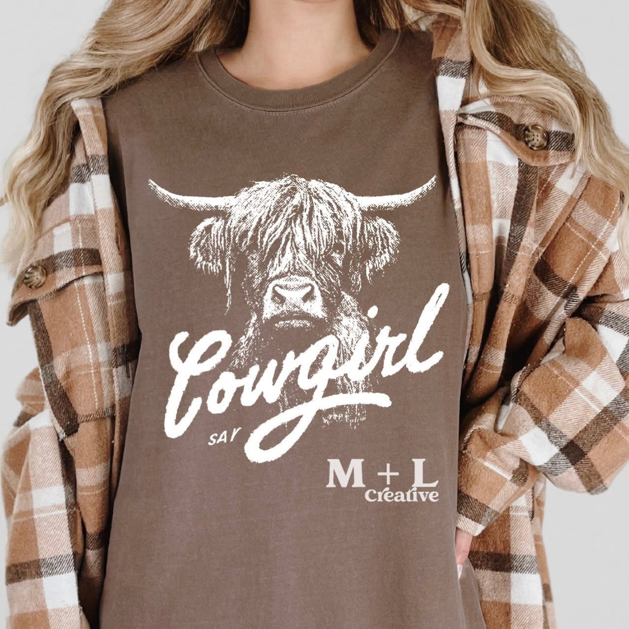 Highland Cow Cowgirl