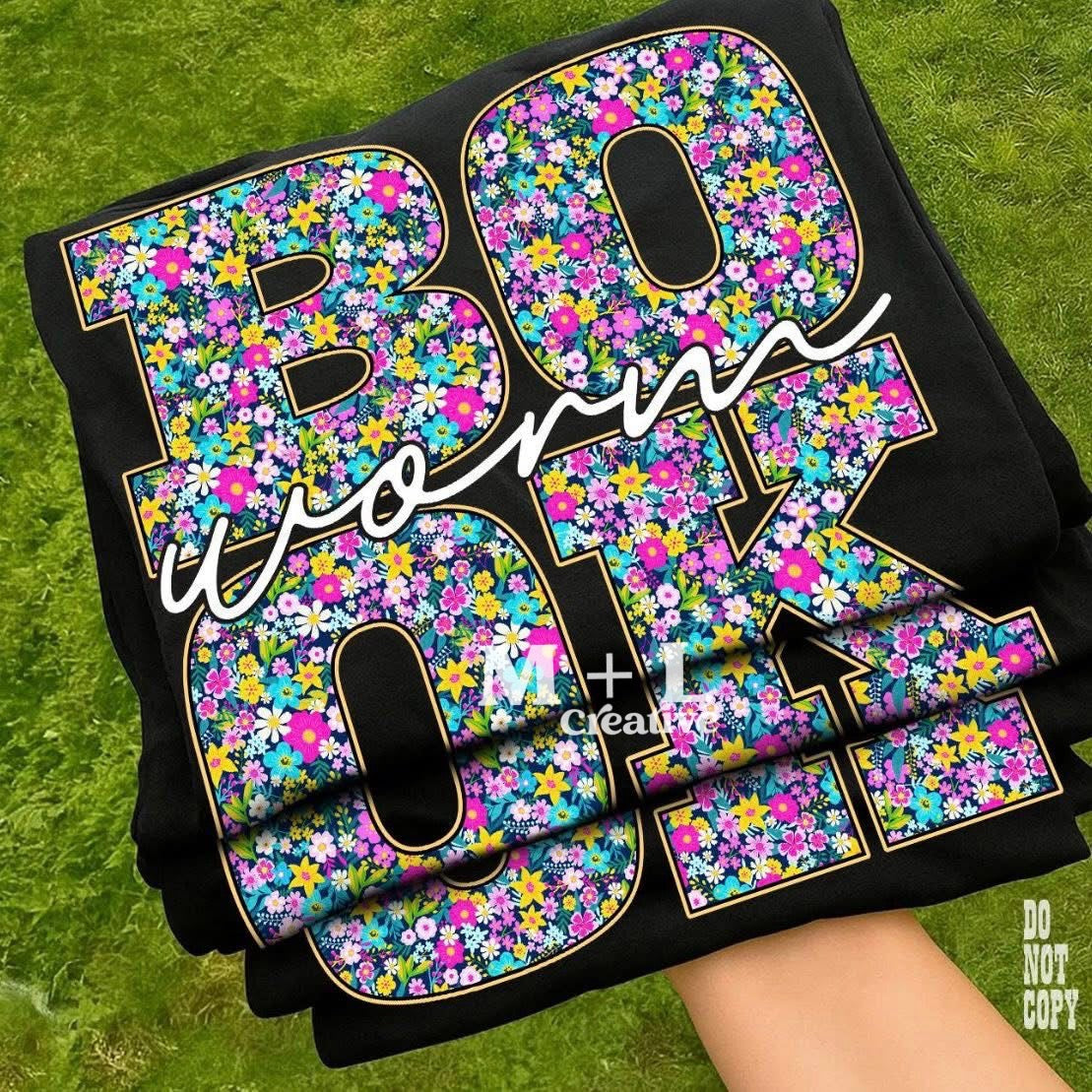 Book Worm Floral