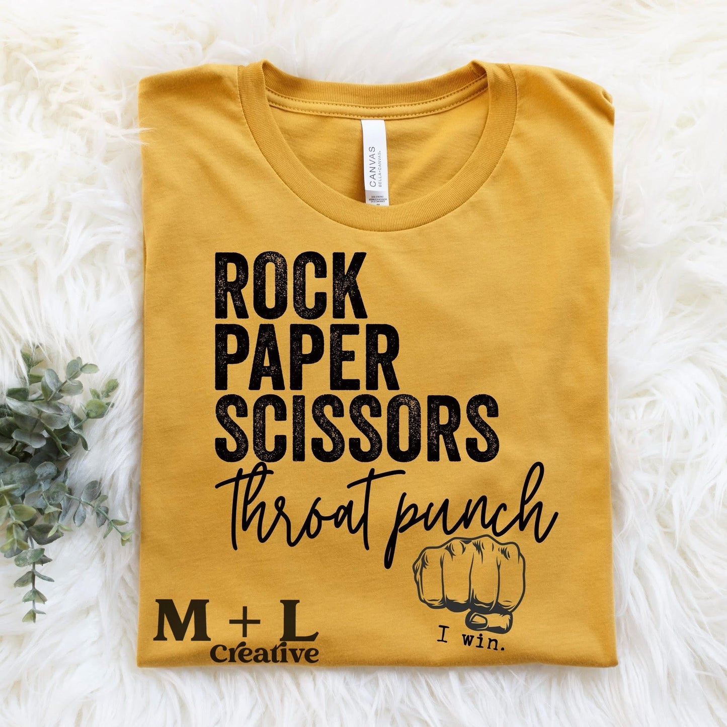 Rock Paper Scissors Throat Punch