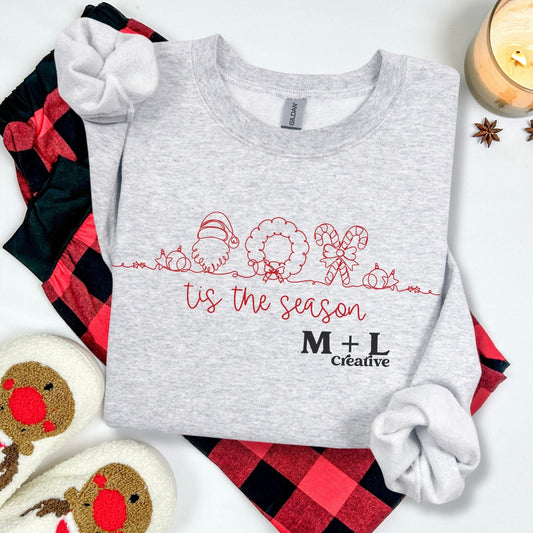 Tis the Season Line Art