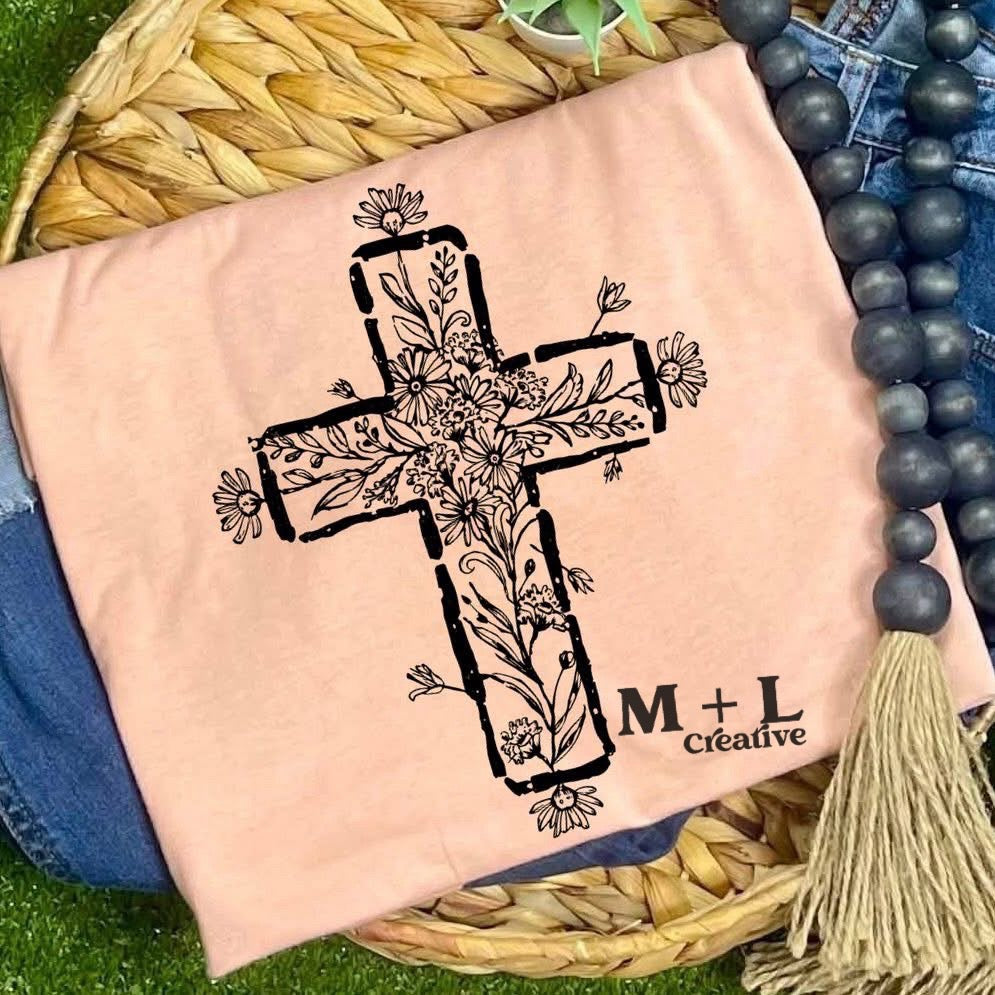 Floral Cross