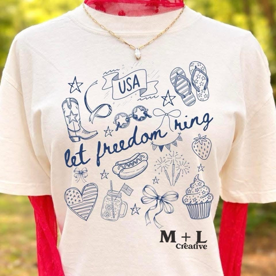 Let Freedom Ring Doodles