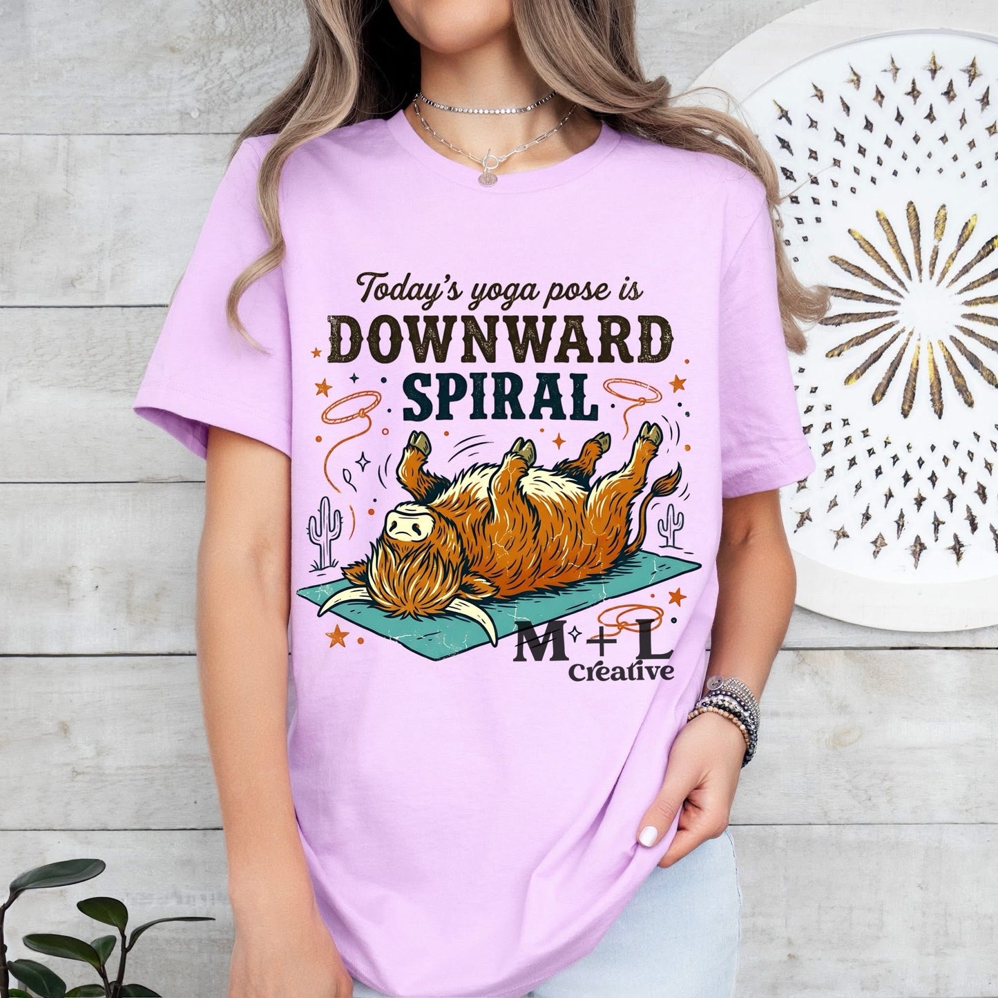 Downward Spiral Cow