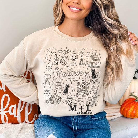 Halloween Faux Stitch