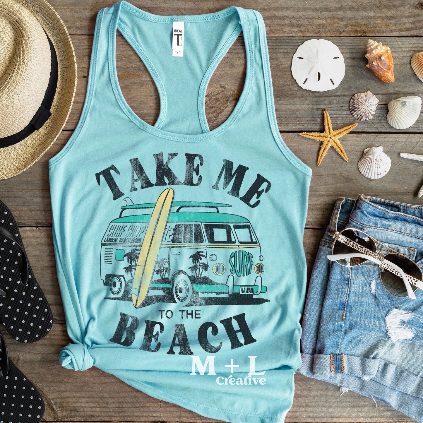 Retro Take Me To The Beach