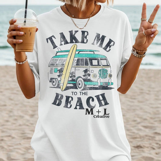 Retro Take Me To The Beach