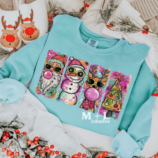 Glitter Colorful Christmas