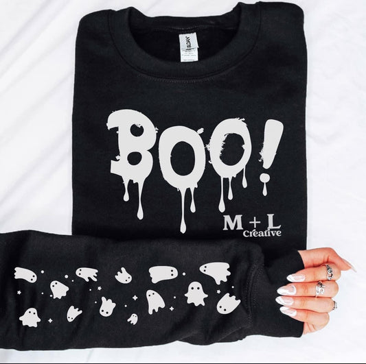 Boo! + Ghost Sleeves