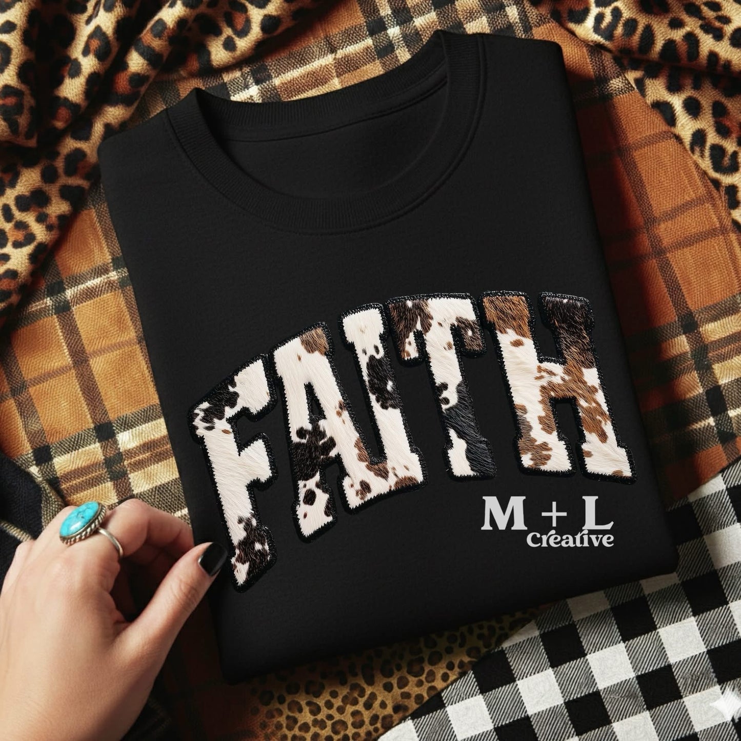 Faith Cow Print