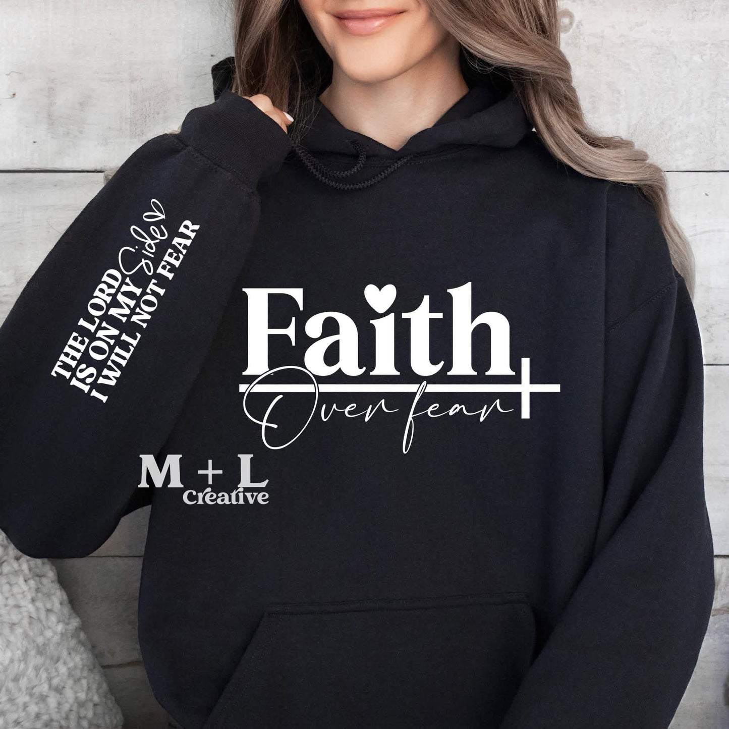 Faith Over Fear + sleeve