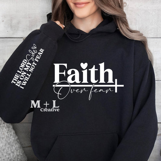 Faith Over Fear + sleeve