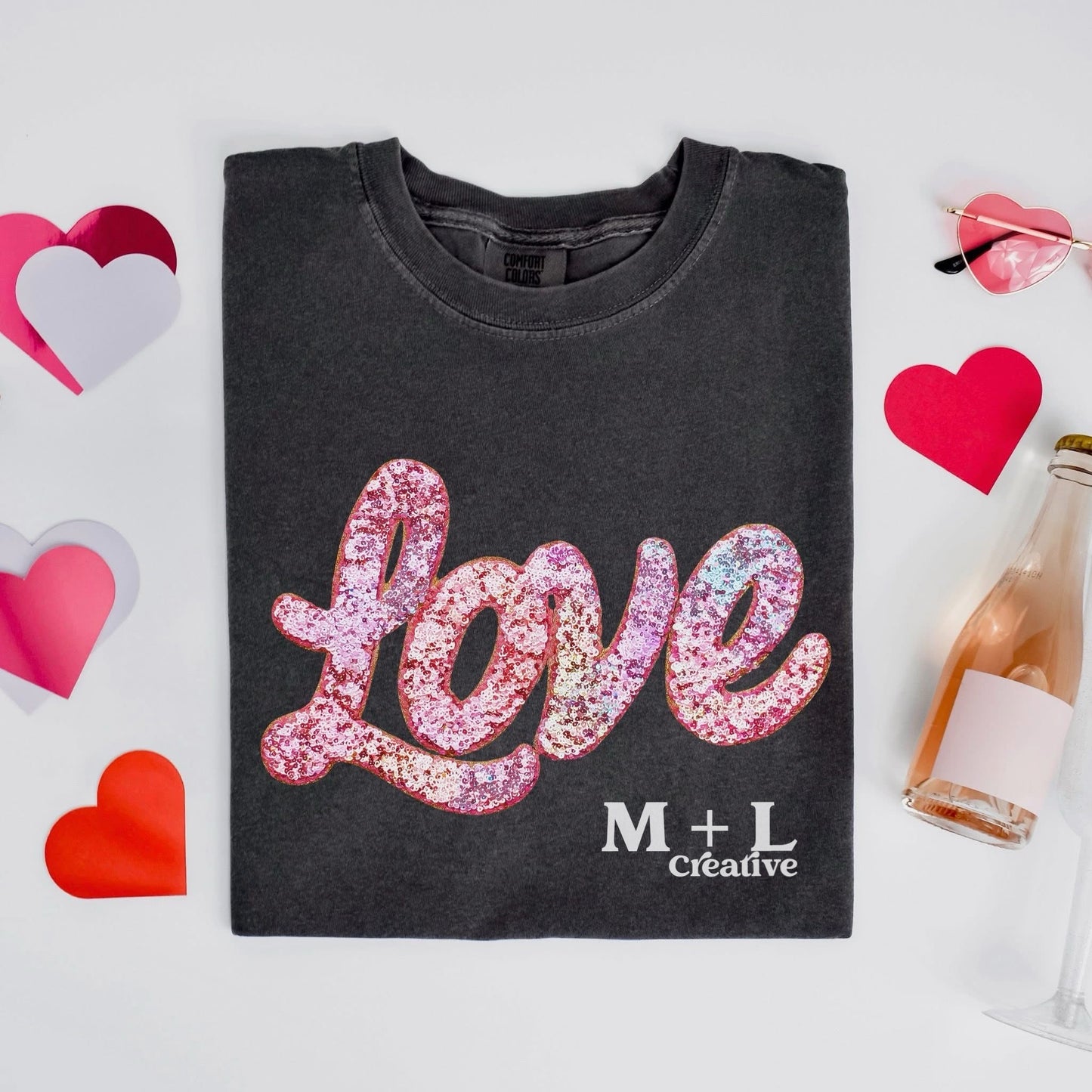 Love Faux Glitter