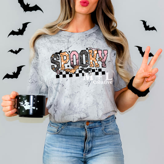 Spooky Bats Grunge