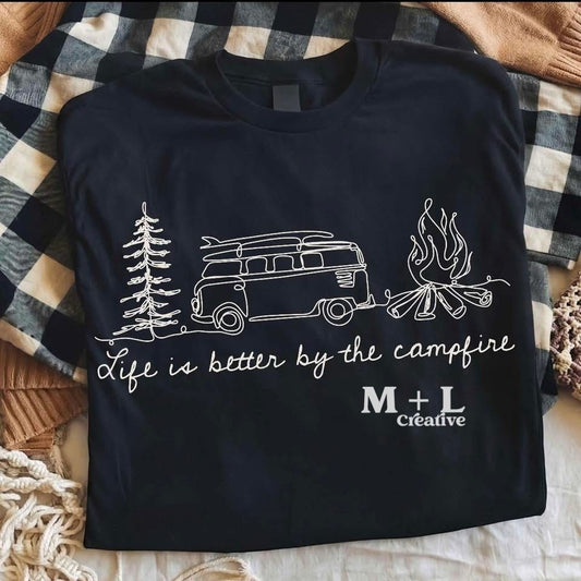 Life is Better by the Campfire