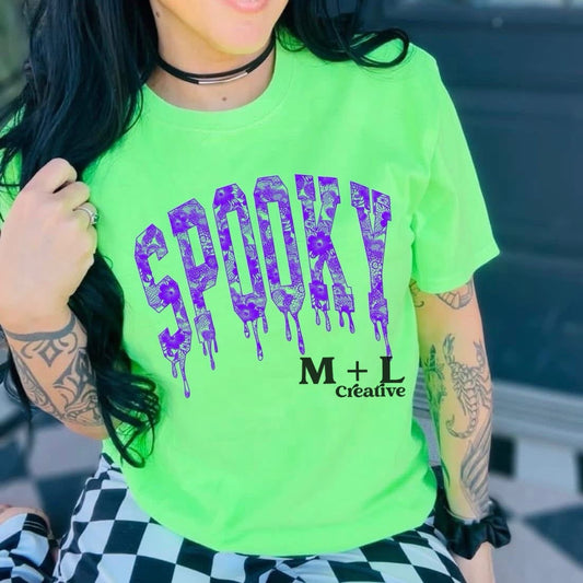 Spooky Purple Lace
