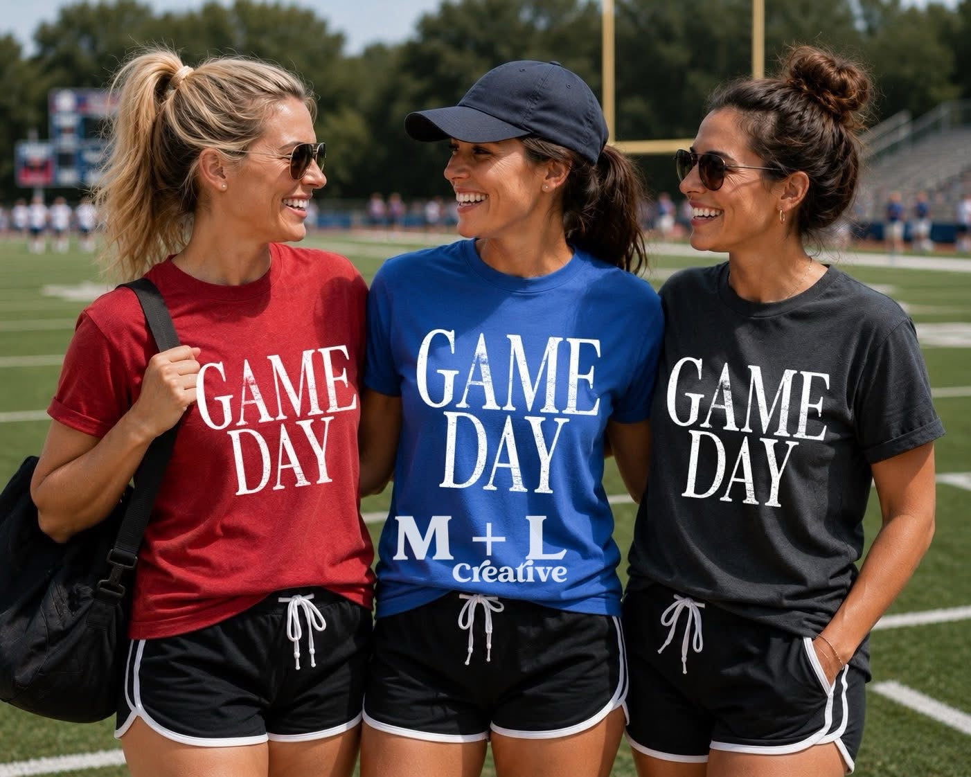 Game Day White Distressed