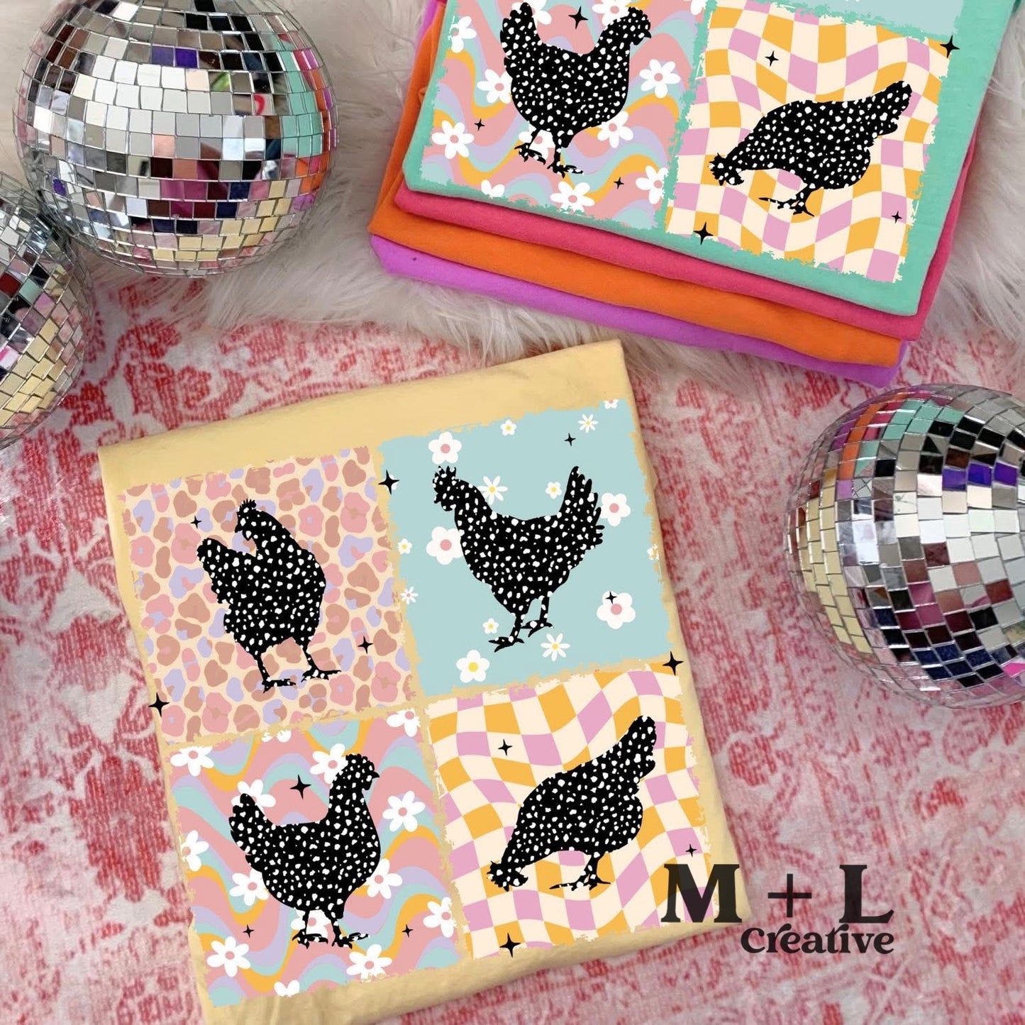 Retro Chickens