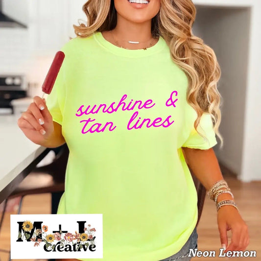 Sunshine and Tan Lines Pink