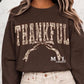 Neutral Floral Thankful