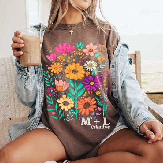 Sunflower Floral Collage
