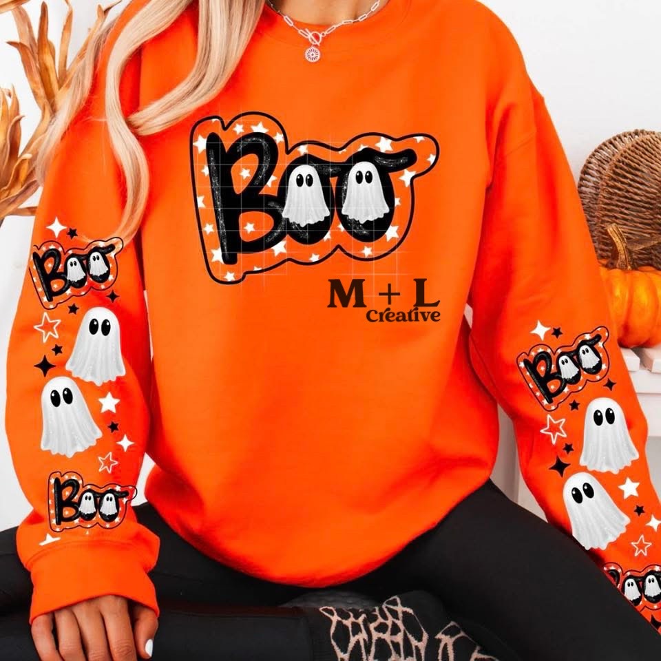 Boo Ghosts with Sleeves