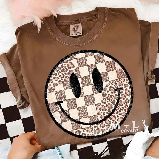 Checker Leopard Smile