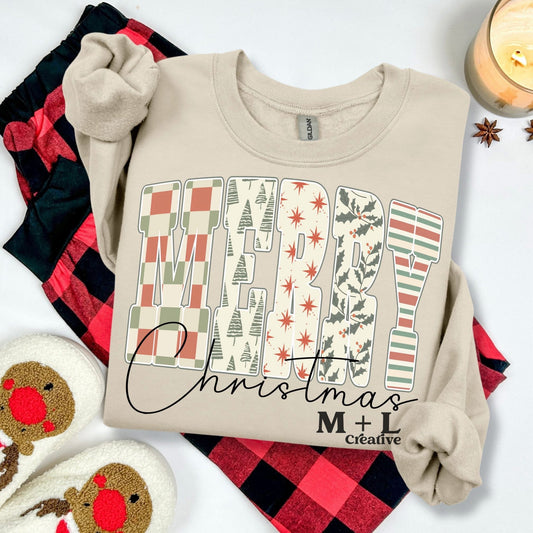 Merry Christmas Boho Neutrals